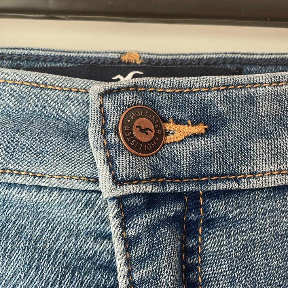 Hollister Curvy High Rise Crop Super Skinny Size 15L - Picture 4 of 11